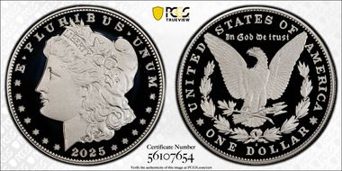 2025-S $1 Morgan Dollar PR70DCAM