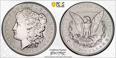 2025-S $1 Morgan Dollar Rev PR Two-Coin Reverse Proof Set PR70