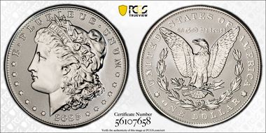2025-S $1 Morgan Dollar Rev PR Two-Coin Reverse Proof Set PR70