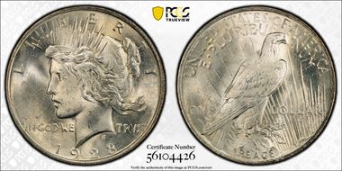 1923 $1 MS63