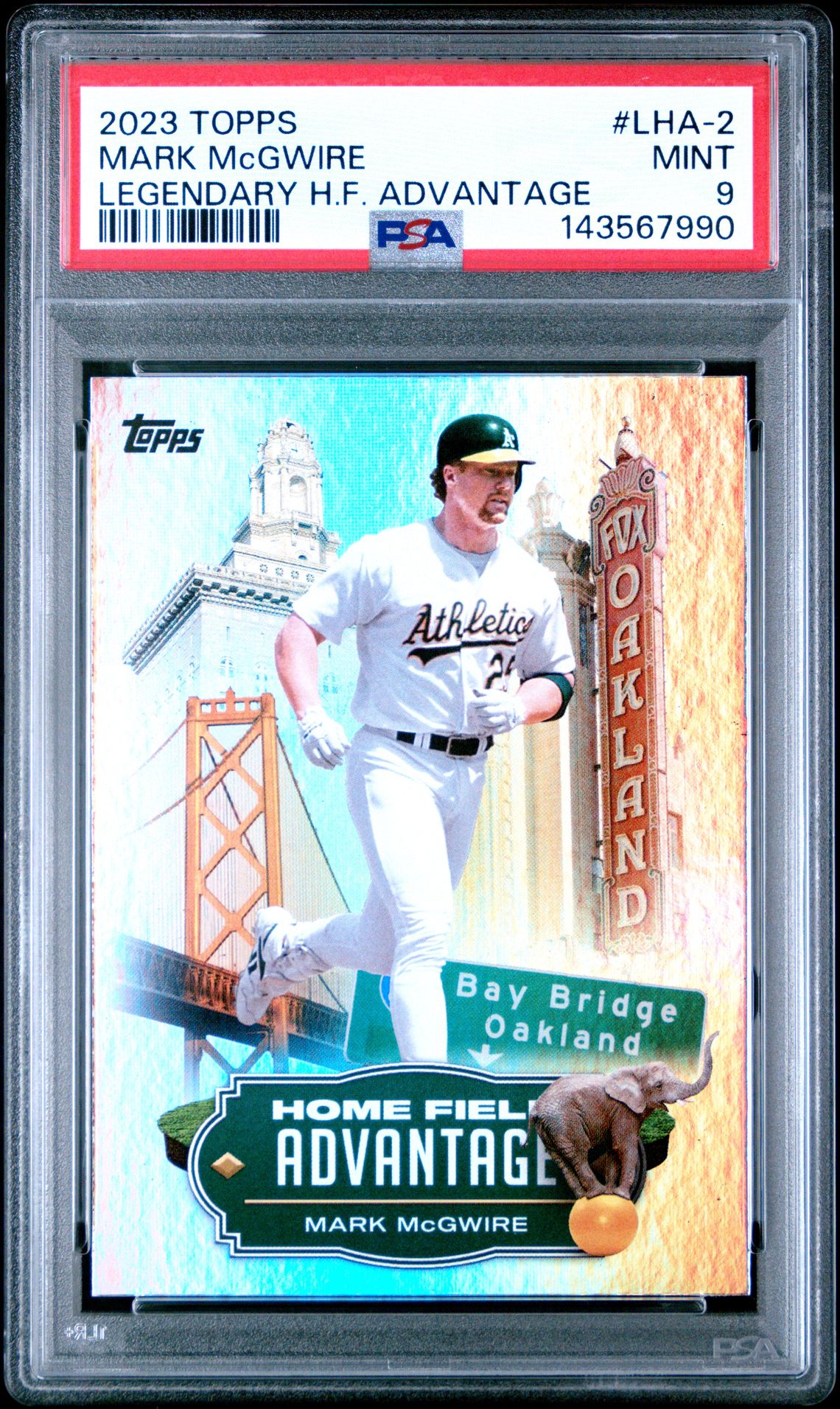 2023 Topps TOPPS LEGENDARY HOME FIELD ADVANTAGE LEGENDARY H.F. ADVANTAGE #LHA-2 Mark Mcgwire front