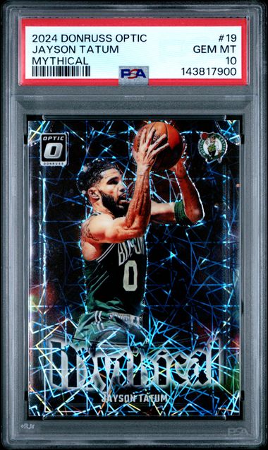 2024 Panini PANINI DONRUSS OPTIC MYTHICAL #19 Jayson Tatum front