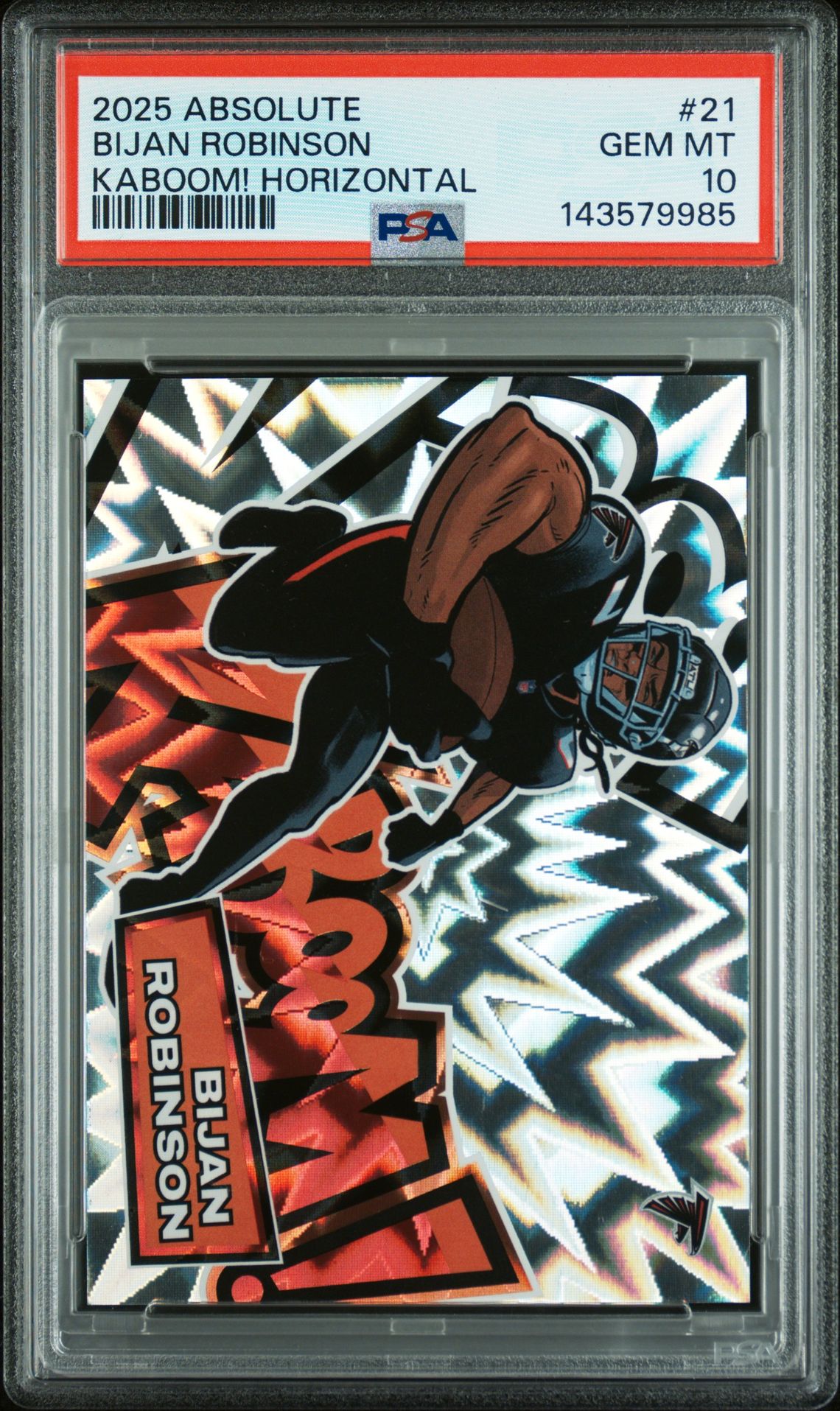 2025 Panini PANINI ABSOLUTE KABOOM! HORIZONTAL #21 Bijan Robinson front