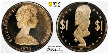 1974 $1 PR67DCAM