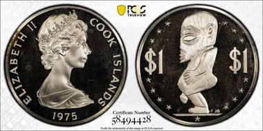 1975-FM $1 PR67DCAM