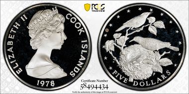 1978-FM $5 PR68DCAM