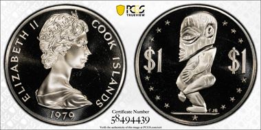 1979-FM $1 PR68DCAM