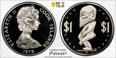 1978-FM $1 PR68DCAM