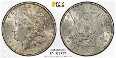 1890 $1 MS61