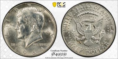 1964-D/D 50C RPM, FS-502 MS63