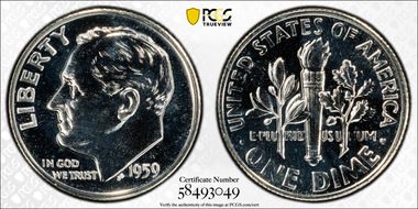 1959 10C PR66