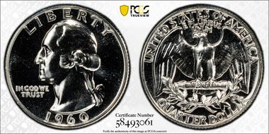 1960 25C PR67