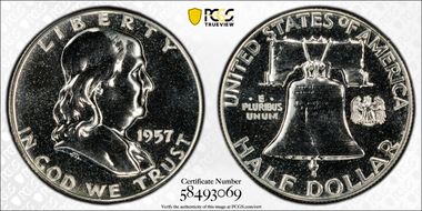 1957 50C PR66