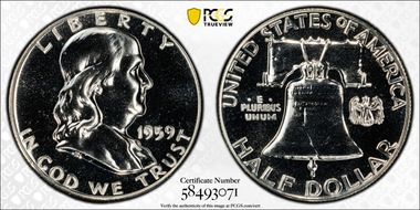 1959 50C PR66
