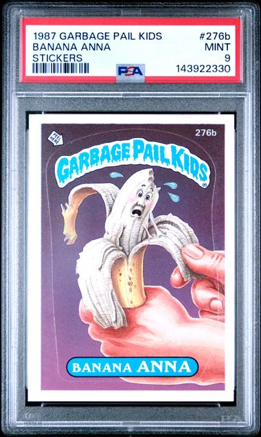 1987 Topps GARBAGE PAIL KIDS STICKERS STICKERS #276B Banana Anna front