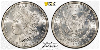 1880 $1 MS65