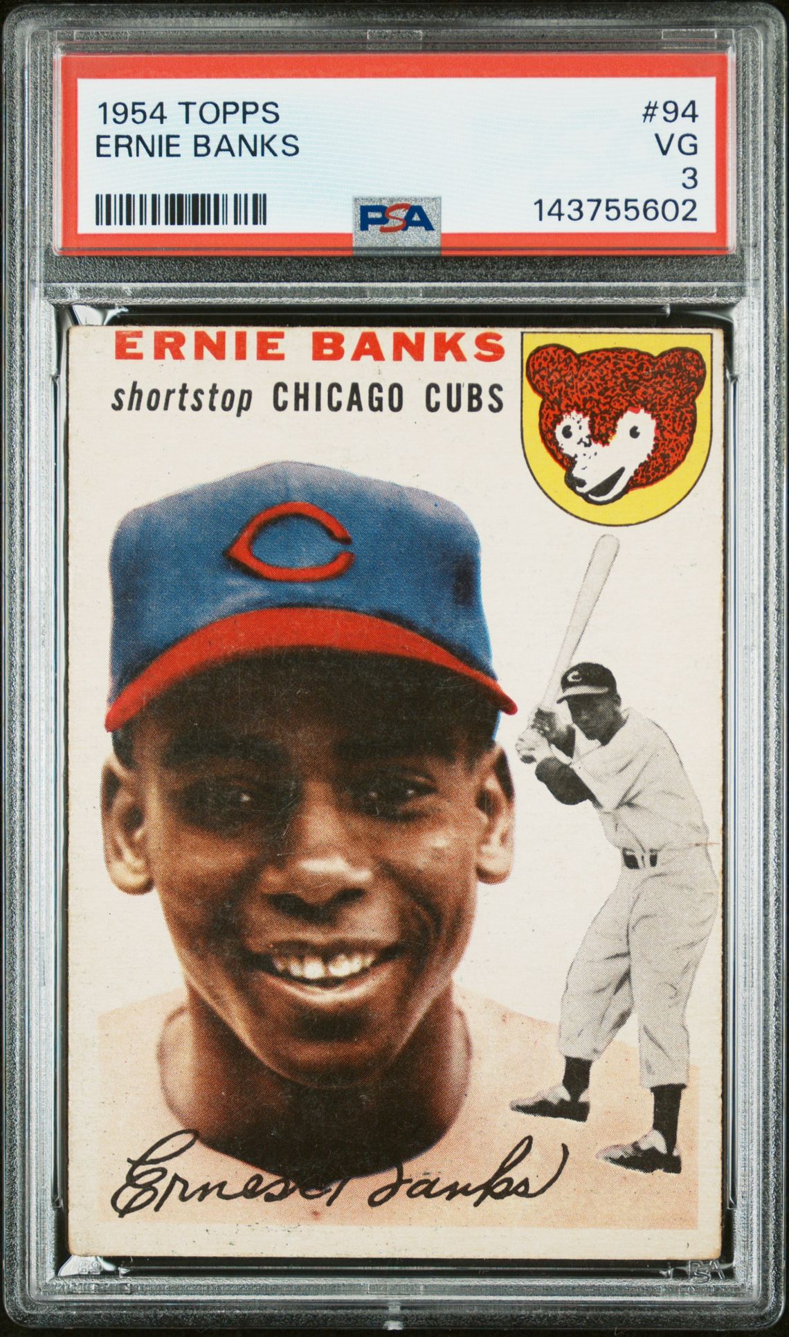 1954 Topps TOPPS #94 Ernie Banks front