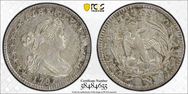 1797 H10C 15 Stars MS63