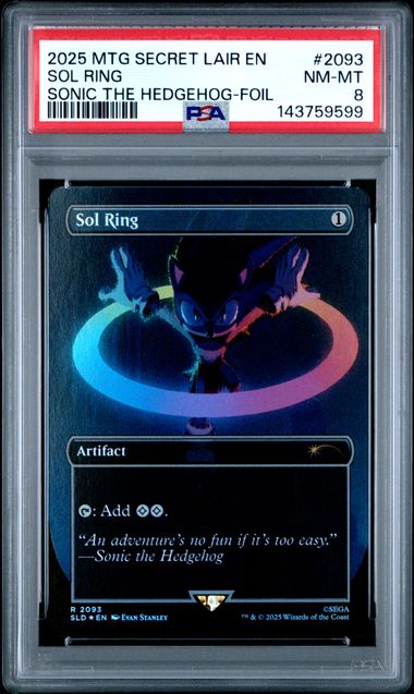 2025 MTG Secret Lair SONIC THE HEDGEHOG-FOIL #2093 Sol Ring front