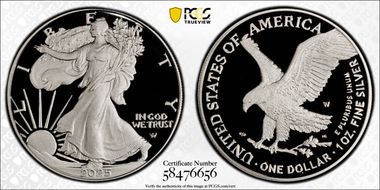 2025-W $1 Silver Eagle PR70DCAM