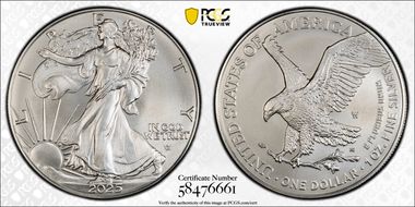 2025-W $1 Burnished Silver Eagle SP70