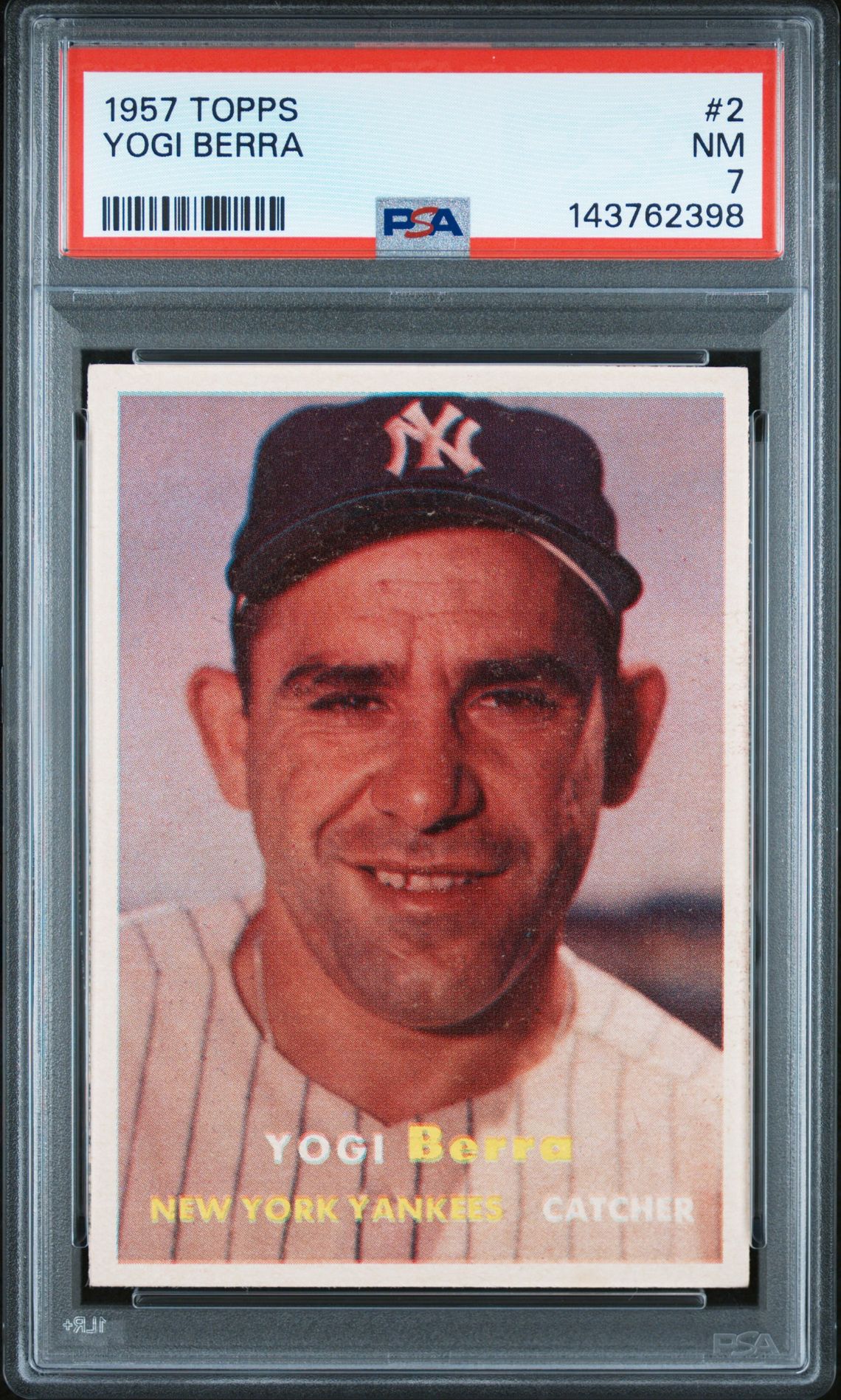 1957 Topps TOPPS #2 Yogi Berra front