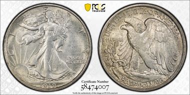1919-D 50C MS63