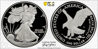 2025-S $1 Silver Eagle PR69DCAM
