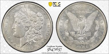 1895-S $1 XF45