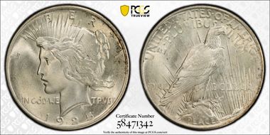 1925 $1 MS64