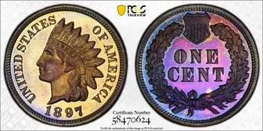 1897 1C PR66RB