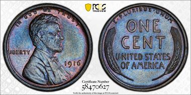 1916 1C MS66BN
