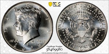2025-D 50C MS67