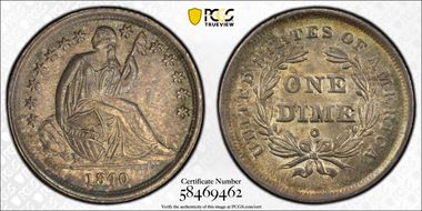 1840-O 10C No Drapery MS65