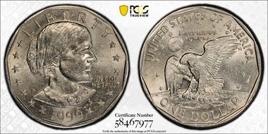 1999-P SBA$1 AU58