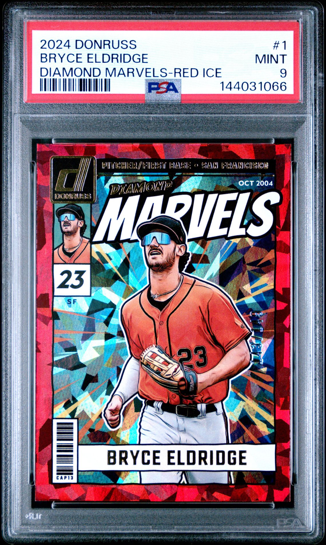 2024 Panini PANINI DONRUSS DIAMOND MARVELS RED ICE #1 Bryce Eldridge front