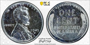 1943-S 1C N1