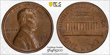 1973-D 1C AU55BN