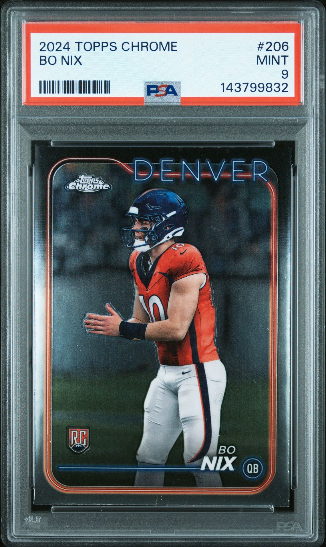 2024 Topps Chrome TOPPS CHROME #206 Bo Nix front