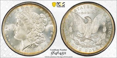 1888-O $1 VAM 9, Doubled Arrows N1