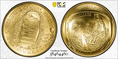 2019-W $5 Apollo 11 50th Anniversary MS69
