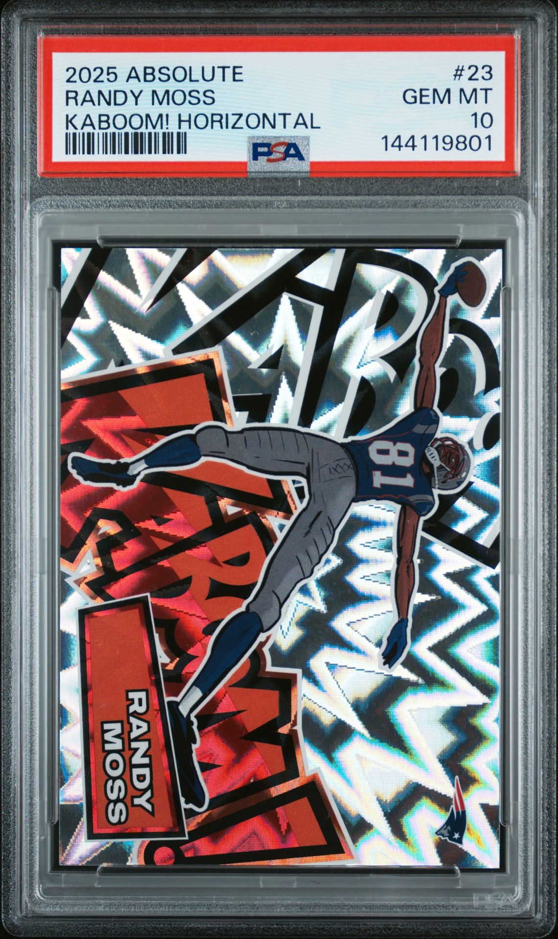 2025 Panini PANINI ABSOLUTE KABOOM! HORIZONTAL #23 Randy Moss front