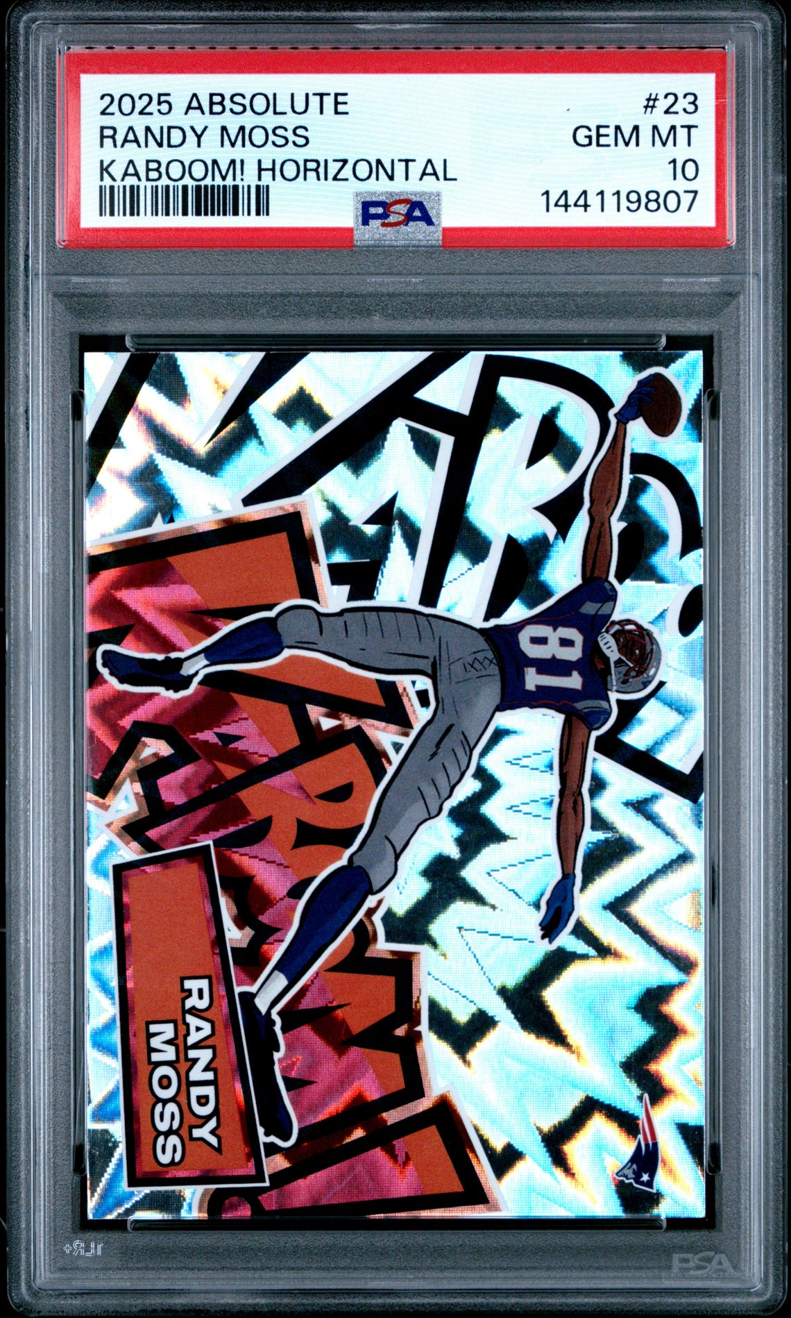 2025 Panini PANINI ABSOLUTE KABOOM! HORIZONTAL #23 Randy Moss front