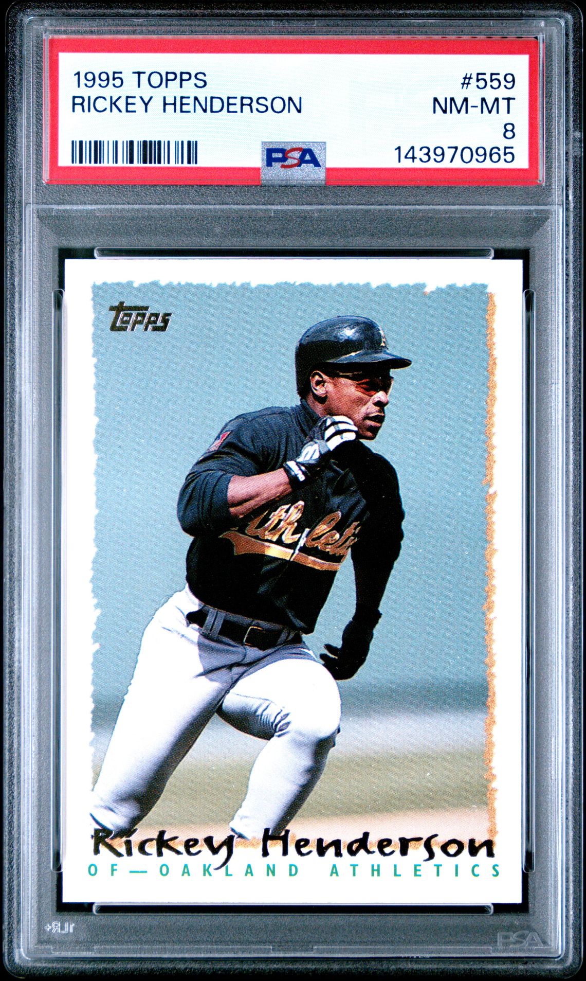 1995 Topps TOPPS #559 Rickey Henderson front
