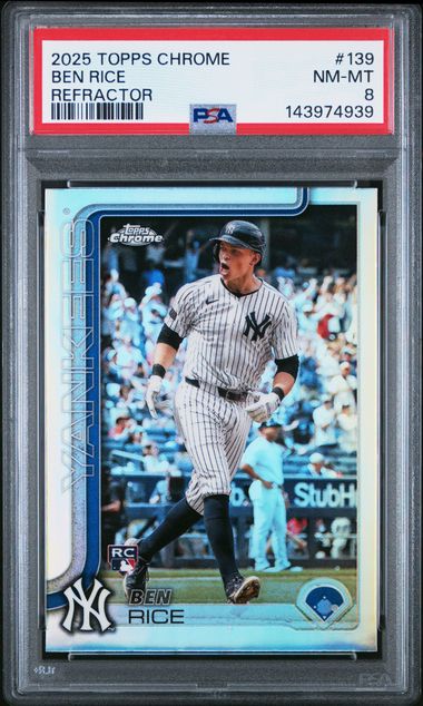 2025 Topps Topps Chrome Refractor #139 Ben Rice front