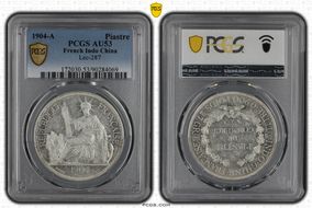 1904-A Piastre Lec-287 AU53