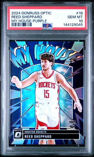 2024 Panini Donruss Optic Purple #18 Reed Sheppard front