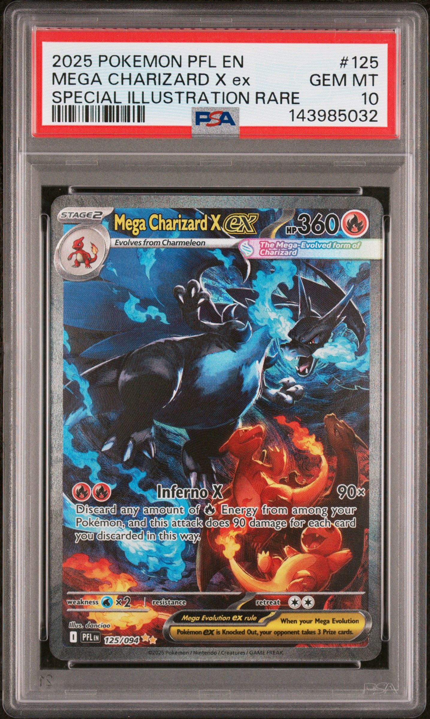 プ*ナ様 2025 ポケモンカード MEGA CHARIZARD X ex PS Noodle's 2025 Pokemon Mep En-Me Black Star Promo Mega Charizard X