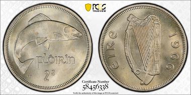 1966 Florin MS65