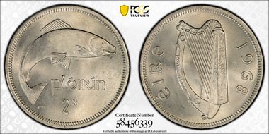 1968 Florin MS65